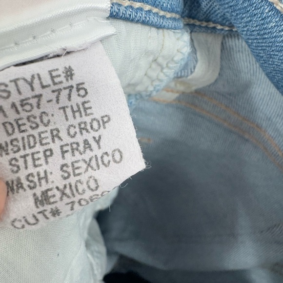 Mother The Insider Crop Step Fray in Sexico Mexico Size 25 B2765 - Picture 6 of 6